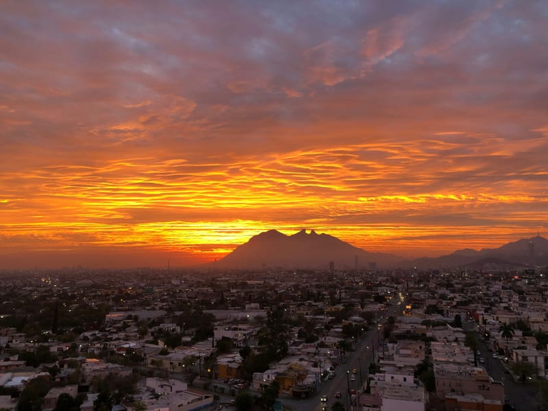 Monterrey at sunset